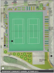 Proposed Riverfront Park Community Garden: 2014 Jan 20