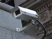 A picture of a surveillance camera on Granville Street.