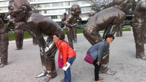 PS I Love You - A-maze-ing Laughter Public art