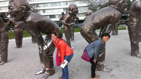 PS I Love You - A-maze-ing Laughter Public art