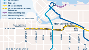 Broadway extension of the Millennium Line